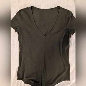 Men's Black V-Neck T-Shirt